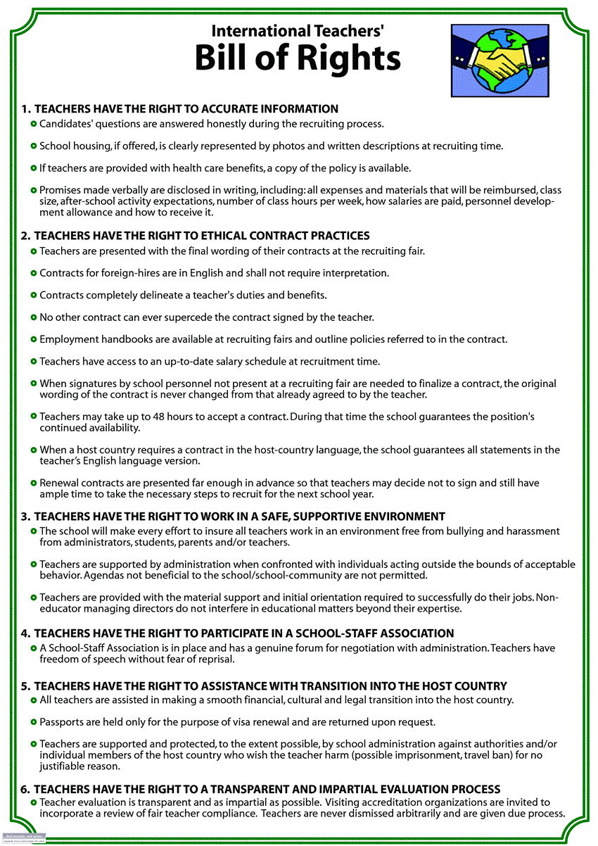 Bill Of Rights Worksheet