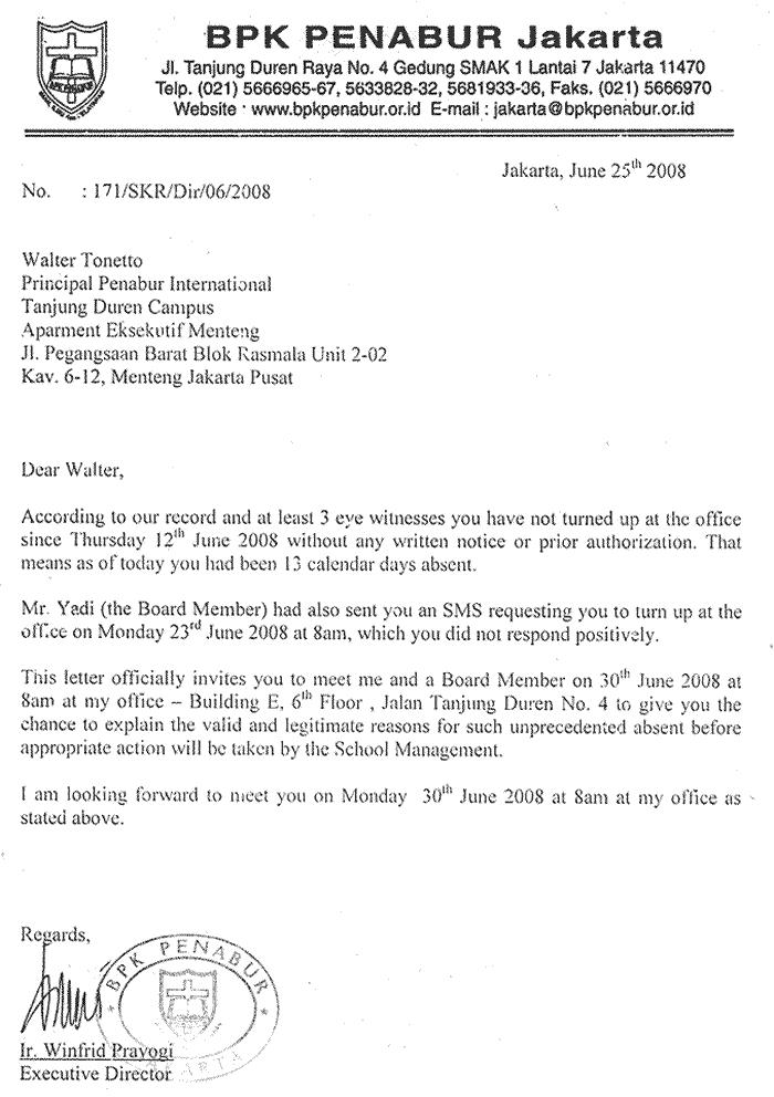 walter-letter-1 Letter to Walter Tonetto from Penabur International School