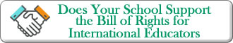 Bill of rights for international educators